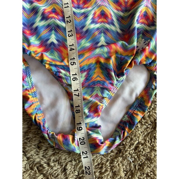 Snowflake Gymnastics Leotard Adult XS AXS (10/12 Girls) Competition SHIMMER Q23 - Picture 8 of 8